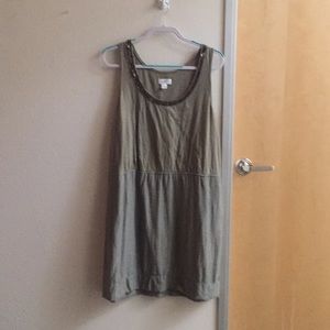 Loft two-toned green dress